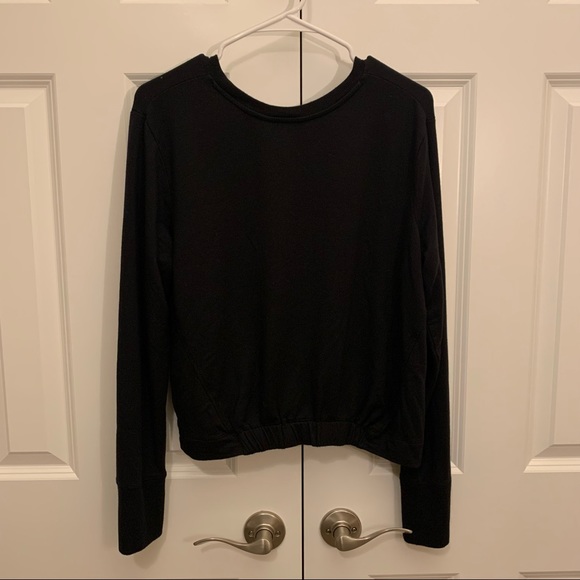 athleta front knot black top - Picture 6 of 6